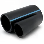 أنابيب HDPE الوطني لشبكات المياه  ضغط 10 بار قطر خارجي 160 مم سمك 6.2 مم لون اسود