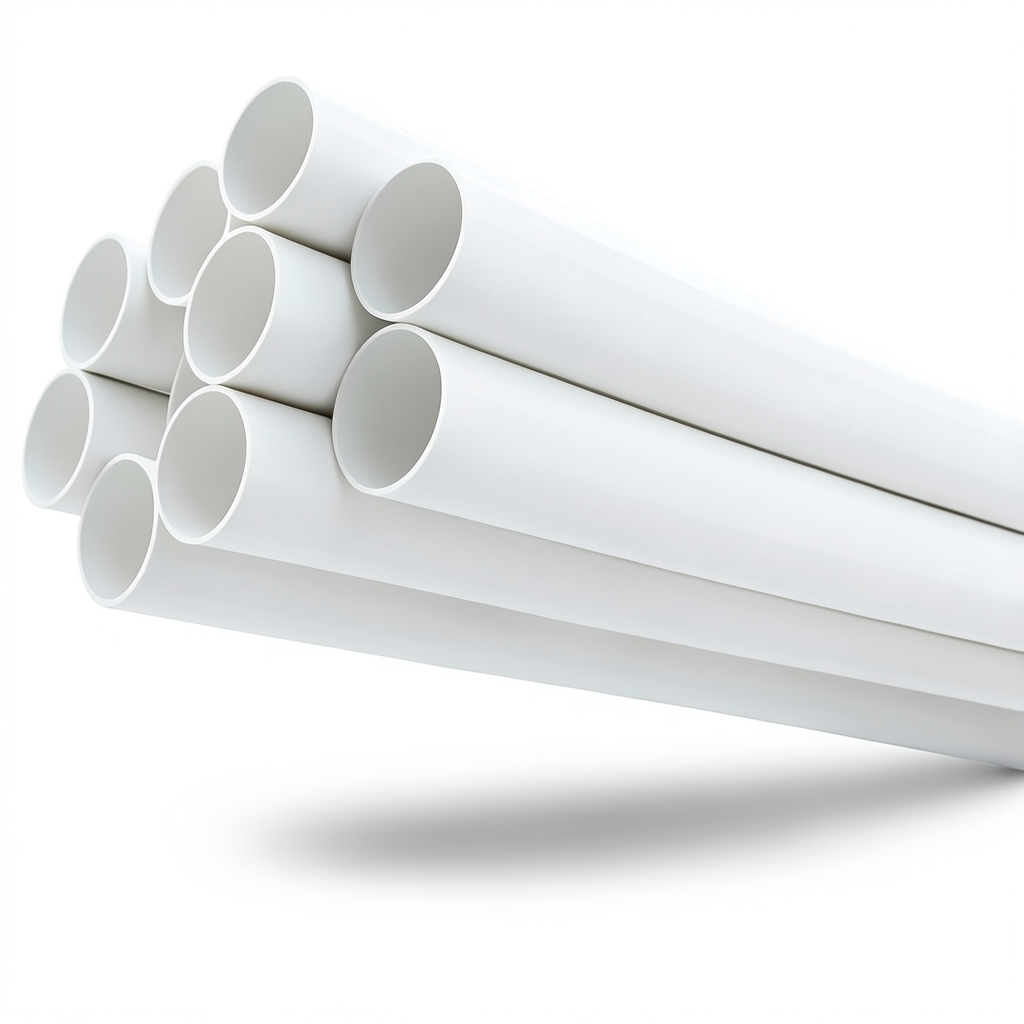 مواسير UPVC مقاس 3 إنش سمك 3.43 مم لون أبيض ضغط 11 بار