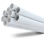 مواسير UPVC ضغط 11 بار مقاس 4 إنش سمك 4.39 مم لون أبيض