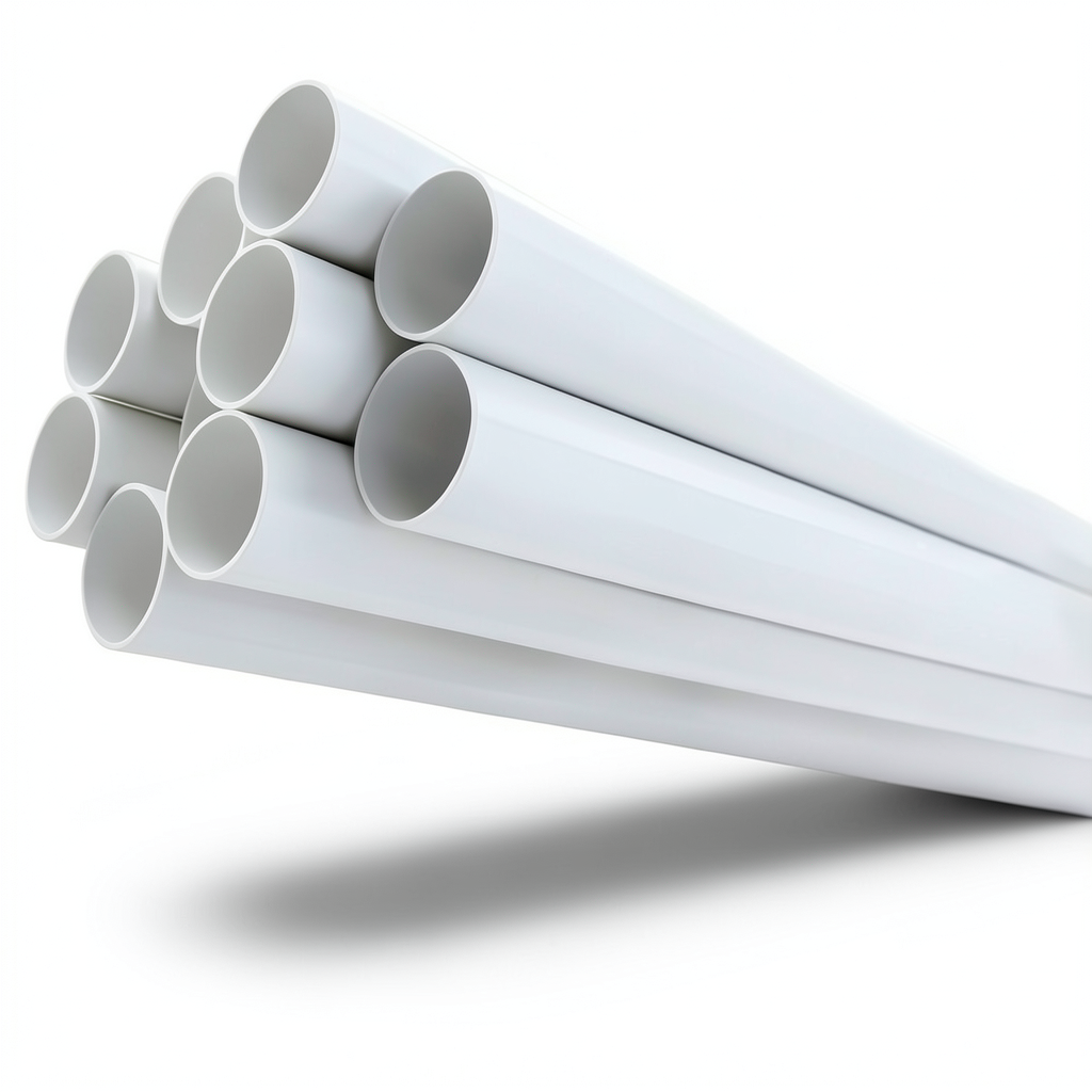 UPVC Pipes Nominal Pressure 11 Bar Size 6 Inch Thickness 6.48 mm White