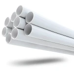 مواسير UPVC مقاس 8 إنش سمك 8.43 مم ضغط 11 بار لون أبيض