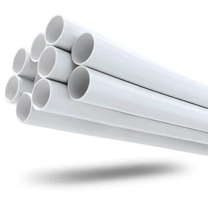 مواسير UPVC مقاس 8 إنش سمك 8.43 مم ضغط 11 بار لون أبيض