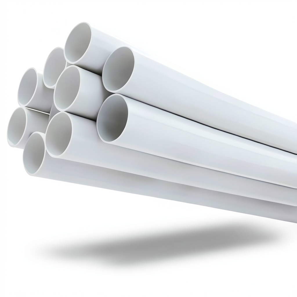 مواسير UPVC مقاس ¼ 1 إنش سمك 1.52 مم أبيض ضغط 8.6 بار