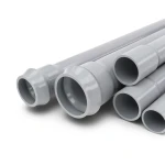 مواسير UPVC ضغط 12.5 بار قطر خارجي 560 مم سمك 26.7 مم لون رمادي