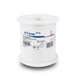 Stranded Electrical Wire Coil 300mm2 450/750V Copper Conductor 2.70mm PVC Insulation, White | Al Fanar