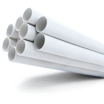 مواسير UPVC مقاس 2 إنش سمك 1.85 مم ضغط 8.6 بار لون أبيض