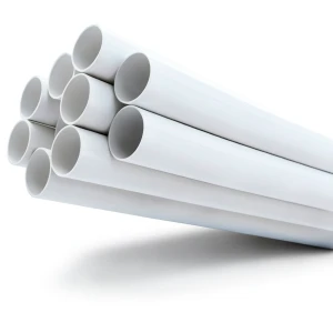 مواسير UPVC مقاس 2 إنش سمك 1.85 مم ضغط 8.6 بار لون أبيض