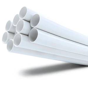 مواسير UPVC مقاس 3 إنش سمك 2.74 مم ضغط 8.6 بار لون أبيض