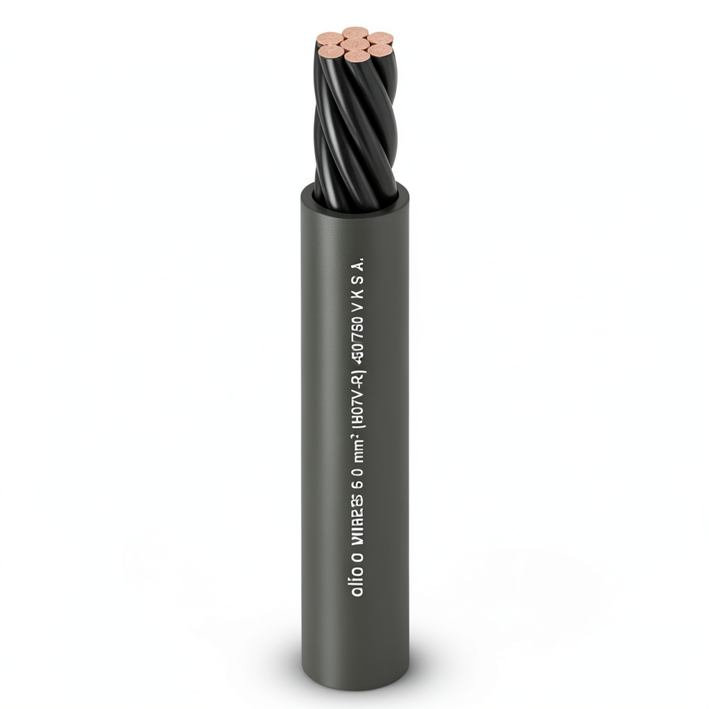 16mm2 Stranded Wire 450/750V, Copper Conductor, Heat Resistant PVC Insulation, 300ft | Al Fanar