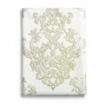 Classic wallpaper, off white color, length 10 m, width 0.73m, model 56841 