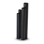 HDPE Pipes SDR 33 Outside Diameter 800 mm Thickness 24.5 mm Black