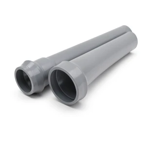 UPVC Pipes 16 Bar Pressure 160 mm Diameter 9.5 mm Thickness Gray