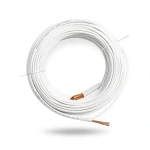 Stranded Wire 400mm 450/750V Copper Conductor 3.15mm Diameter PVC Insulation, White | Al Fanar