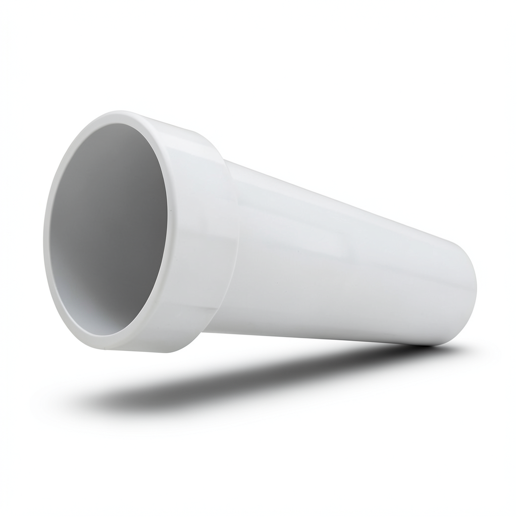 مواسير UPVC ضغط 8.6 بار مقاس 8 إنش سمك 6.73 مم لون أبيض