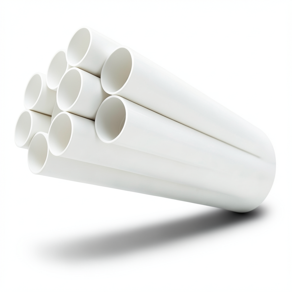 UPVC Pipes Nominal Pressure 6.9 Bar Size 3 Inch Thickness 2.16 mm White