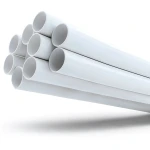 مواسير UPVC ضغط اسمي 6.9 بار مقاس 6 إنش سمك 4.11 مم لون أبيض