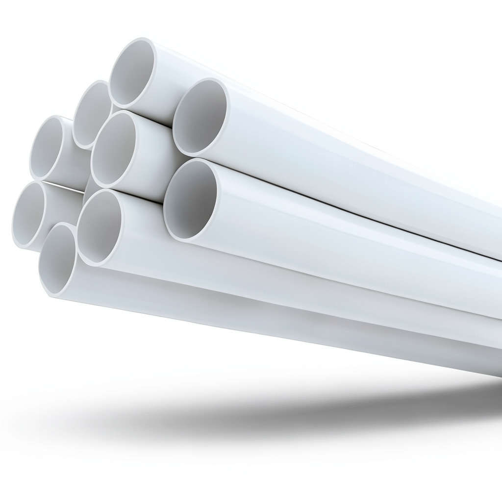 UPVC Pipes Nominal Pressure 6.9 Bar Size 6 Inch Thickness 4.11 mm White