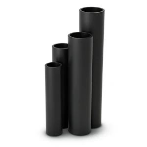 مواسير HDPE نسبة الأبعاد القياسية 33 قطر خارجي 900 مم سمك 27.6 مم لون أسود
