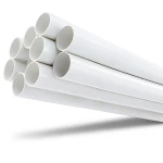 مواسير UPVC ضغط 6.9 بار مقاس 8 إنش سمك 5.33 مم لون أبيض