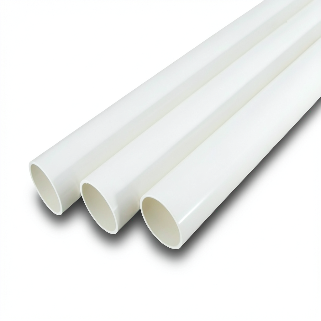 UPVC Pipes Schedule 40 Bar Size 3 inch Thickness 5.49 mm White