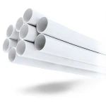 مواسير UPVC مقاس 3 إنش سمك 3.43 مم لون أبيض ضغط 11 بار