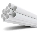 مواسير UPVC ضغط 11 بار مقاس 4 إنش سمك 4.39 مم لون أبيض