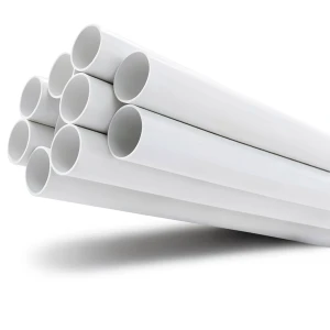 مواسير UPVC ضغط 11 بار مقاس 4 إنش سمك 4.39 مم لون أبيض