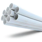 مواسير UPVC ضغط اسمي 11 بار مقاس 6 إنش سمك 6.48 مم لون أبيض