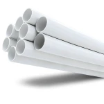 مواسير UPVC مقاس 8 إنش سمك 8.43 مم ضغط 11 بار لون أبيض