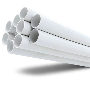 UPVC Pipes 8 Inch Thickness 8.43 mm Pressure 11 Bar White