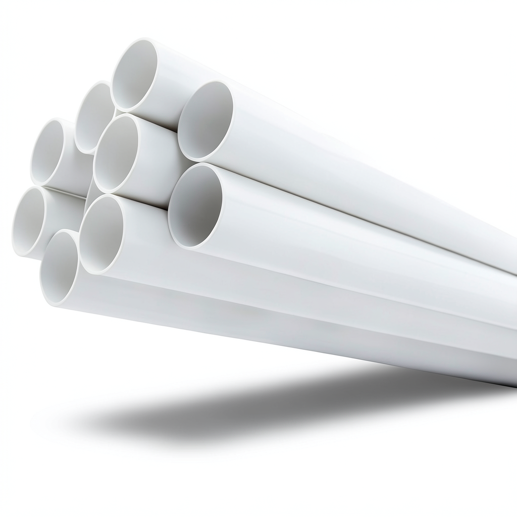 مواسير UPVC مقاس ¼ 1 إنش سمك 1.52 مم أبيض ضغط 8.6 بار