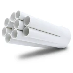 أنابيب UPVC ضغط اسمي 8.6 بار مقاس ½ 1 إنش سمك 1.52 مم لون أبيض