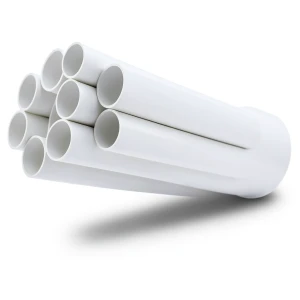 UPVC Pipes Nominal Pressure 8.6 Bar Size 1 ½ inch Thickness 1.52 mm White