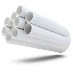 مواسير UPVC مقاس 2 إنش سمك 1.85 مم ضغط 8.6 بار لون أبيض