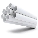 مواسير UPVC مقاس 3 إنش سمك 2.74 مم ضغط 8.6 بار لون أبيض