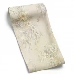  Wall decoration floral design, size 10 m x 1.06 m, beige color, model 82864