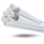 مواسير UPVC مقاس 6 إنش ضغط 8.6 بار سمك 5.18 مم لون أبيض