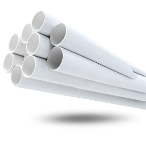 UPVC Pipes 6 Inch Size 8.6 Bar Pressure 5.18 mm Thickness White