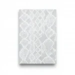 Italian Wallpaper Light Gray Color Patterned Design, Size 10mx0.70m, Model rc17099