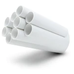 مواسير UPVC ضغط اسمي 6.9 بار مقاس 6 إنش سمك 4.11 مم لون أبيض