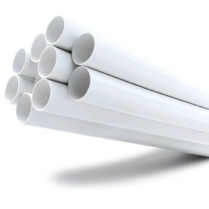 UPVC Pipes Nominal Pressure 6.9 Bar Size 8 Inch Thickness 5.33 mm White