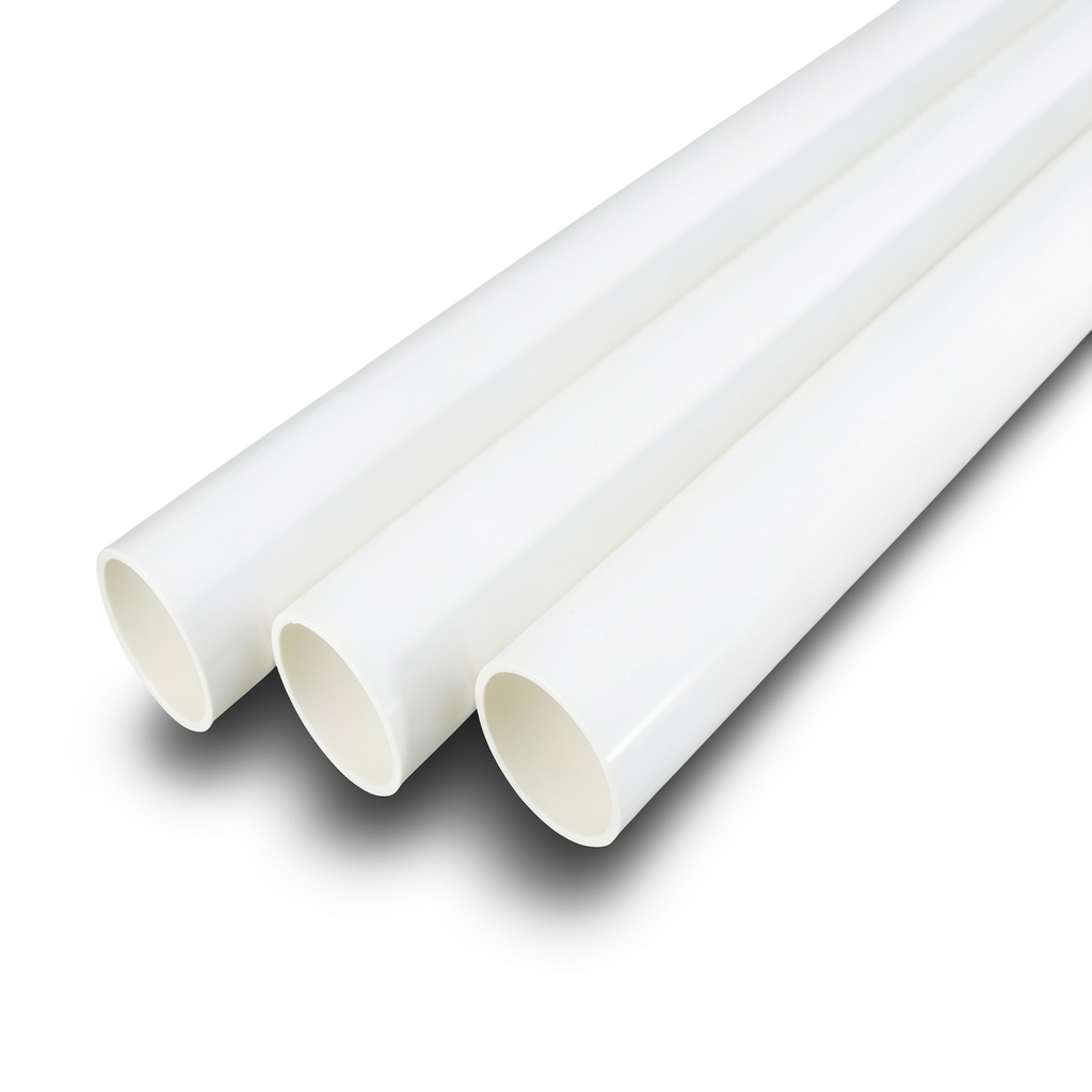 UPVC Pipes Schedule 40 Size 2 Inch Thickness 3.91 mm White