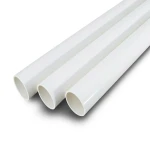 مواسير UPVC جدول 40 بار مقاس 3 إنش سمك 5.49 مم لون أبيض