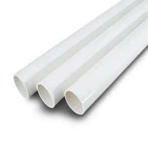 مواسير UPVC جدول 40 بار مقاس 3 إنش سمك 5.49 مم لون أبيض