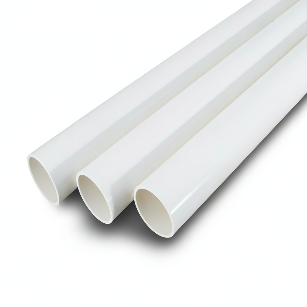 مواسير UPVC جدول 40 بار مقاس 3 إنش سمك 5.49 مم لون أبيض