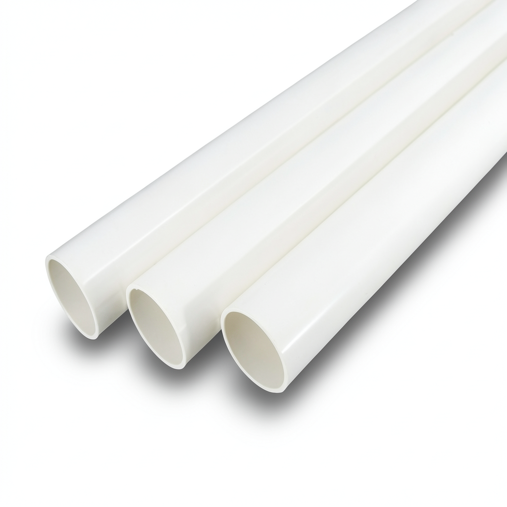 UPVC Pipes Schedule 40 Size 4 Inch Thickness 6.02 mm White