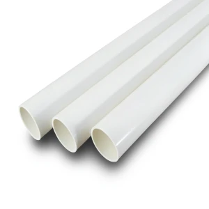 مواسير UPVC جدول 40 مقاس 6 إنش سمك 7.11 مم لون أبيض