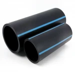 مواسير HDPE الوطني لشبكات المياه  ضغط 10 بار قطر خارجي 63 مم سمك 3 مم لون اسود