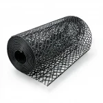 Hot Rolled (Black) Steel Expanded Metal Mesh  [Mazyoon] Thickness 1.2 mm Width 2.44  meter Length 4 meter | Bait Al Tatawor Company