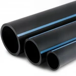 أنابيب HDPE الوطني لشبكات المياه  ضغط 10 بار قطر خارجي 125 مم سمك 4.8 مم لون اسود